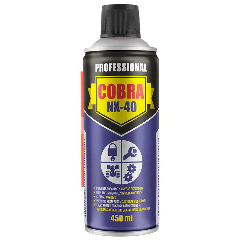 Спрей багатофункціональний Nowax MULTIFUNCTIONAL LUBRICANT COBRA, 450мл